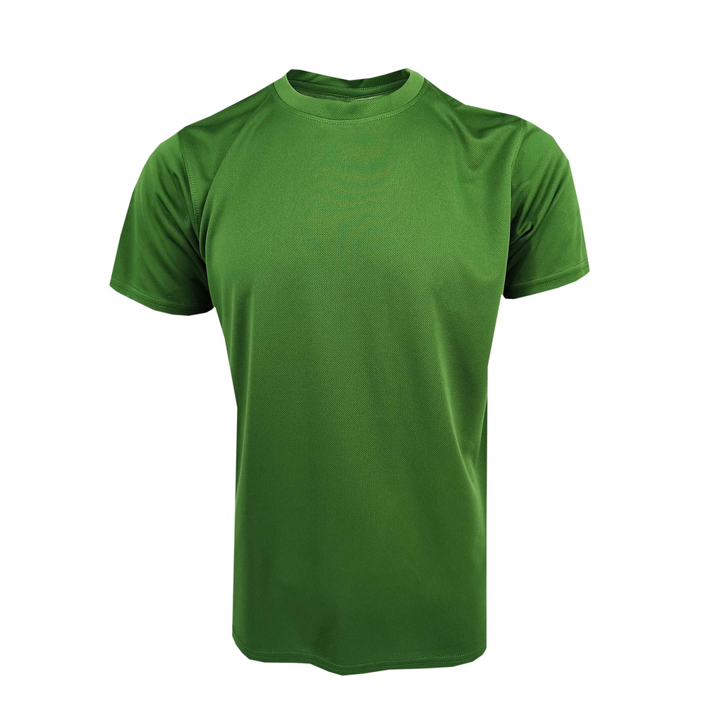 RIGHTWAY (2XS-XS) Microfiber Quick-Dry T-Shirt Unisex Plain Round Neck ...