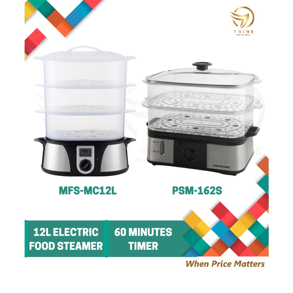 Pensonic 12L Electric Food Steamer PSM162S PSM162S / FOOD