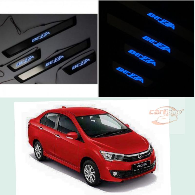 Perodua Bezza OEM Side Step Led Door Step Side Sill Plate | Shopee Malaysia