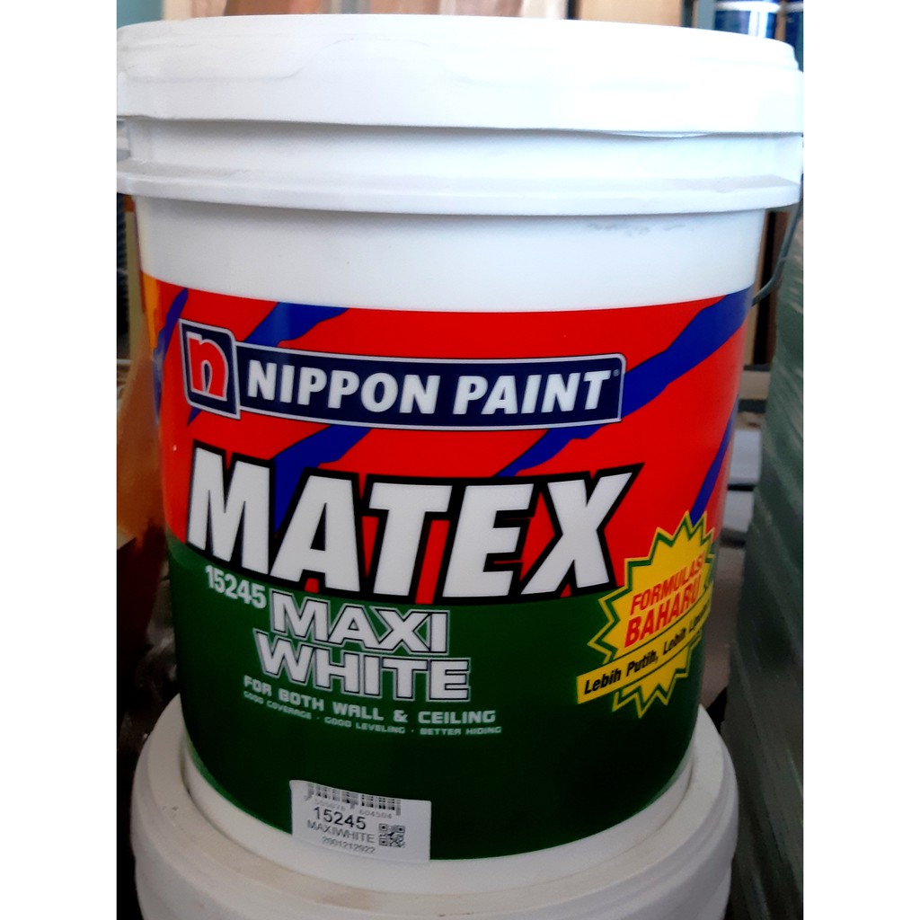 18 Liter Nippon Matex Emulsion Paint Maxi-White 15245 (Color White ...