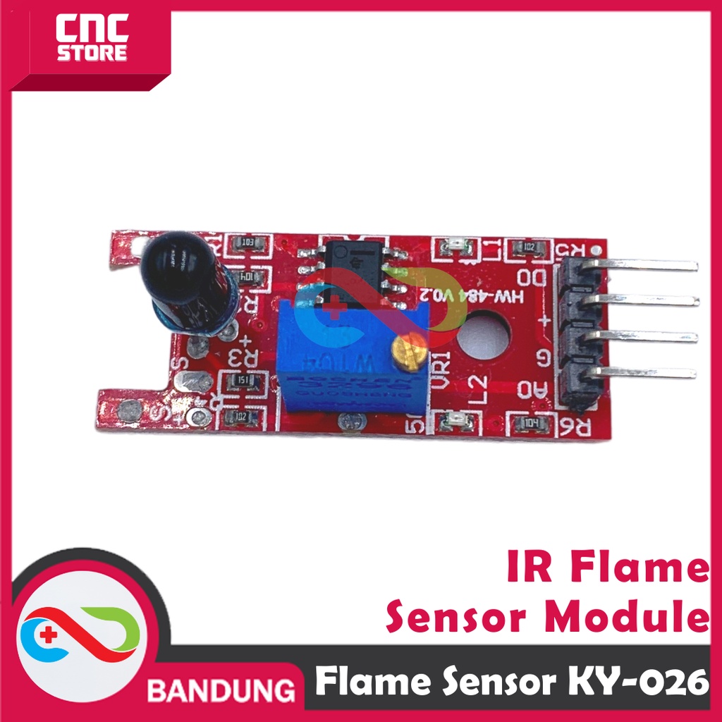 Flame SENSOR MODULE KY-026 FIRE DETECTION SENSOR MODULE ARDUINO ...