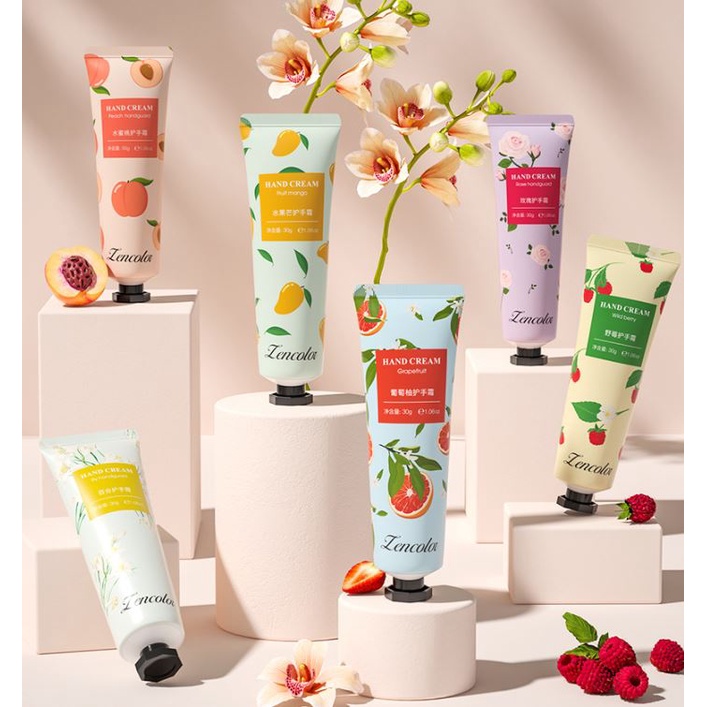 [READY STOCK] Zencolor Plant Extracts Moisture Hand Cream Perfumed Hand