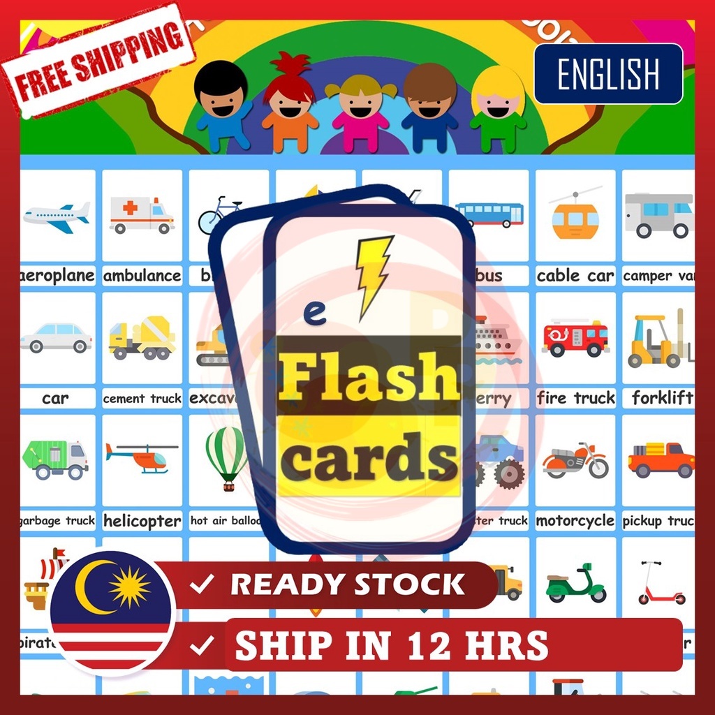[eFlashcard PDF] (EN-BM-CH) FLASHCARDS 0-36 MONTHS KIDS EARLY LEARNING ...