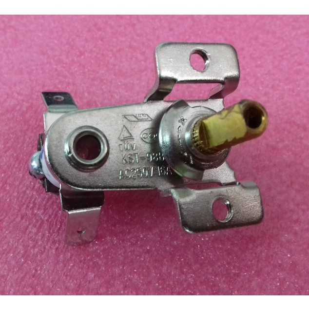 Produktbild von KST220 Thermostat Schalter – 16A/250V, Einstellbarer Temperaturregler, Metall, Für Elektrobacköfen & Heizungen