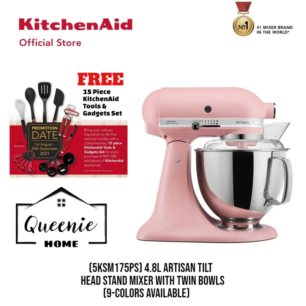 KitchenAid - Artisan Stand Mixer 5KSM175PS - Dried rose