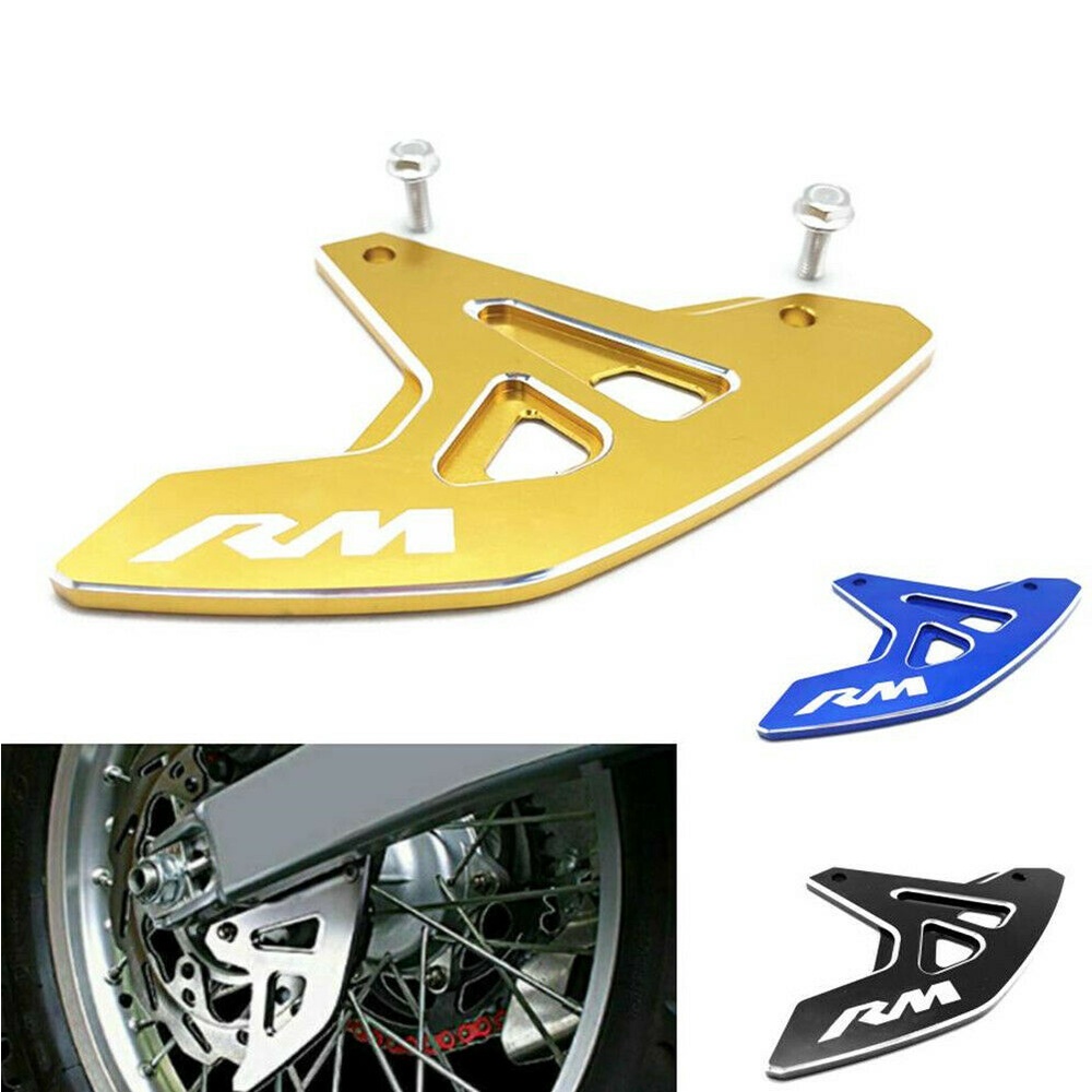 RM LOGO Rear Brake Disc Rotor Guard Cover For Suzuki RM 125 RM 250 2003