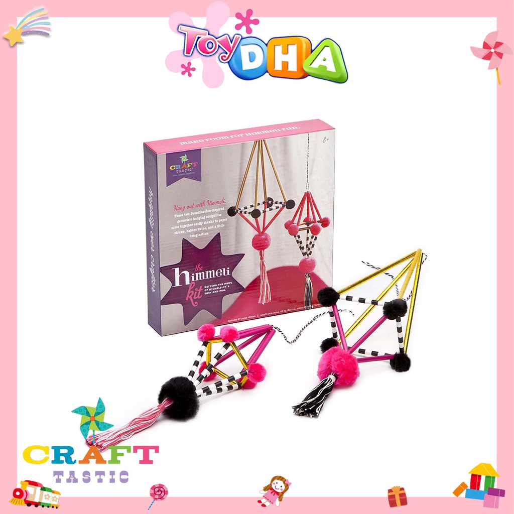 Craft Tastic Himmeli kit (CT1671) Children Art & Crafts DIY Handcraft ...