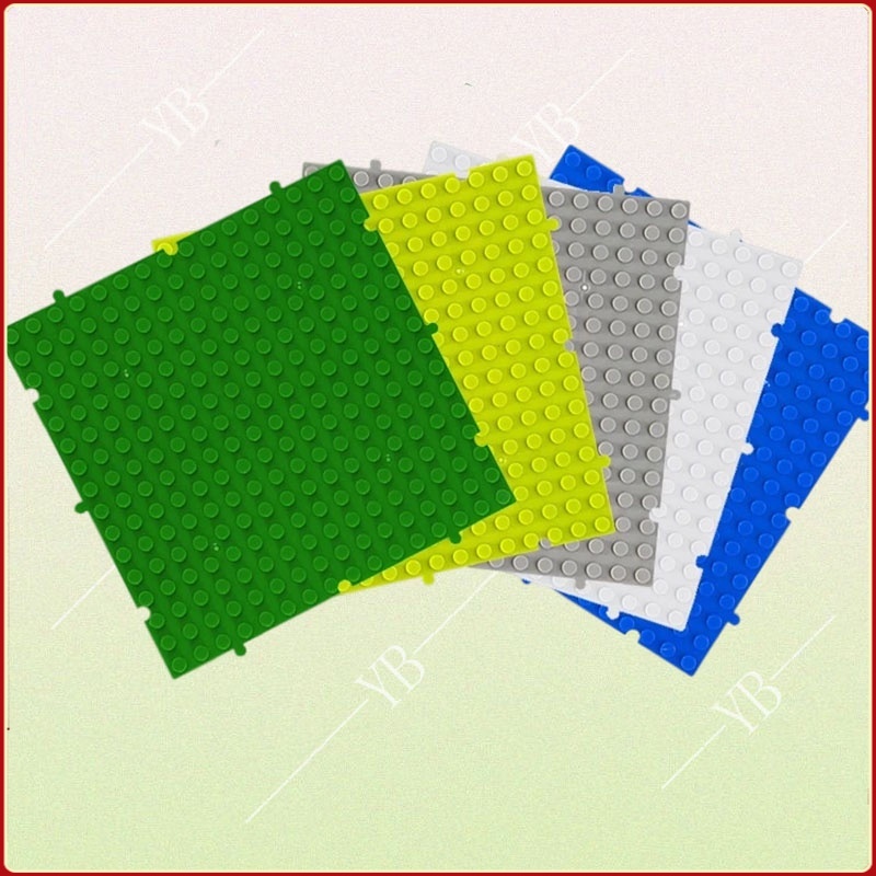 The building block base plate that can be spliced is compatible with ...
