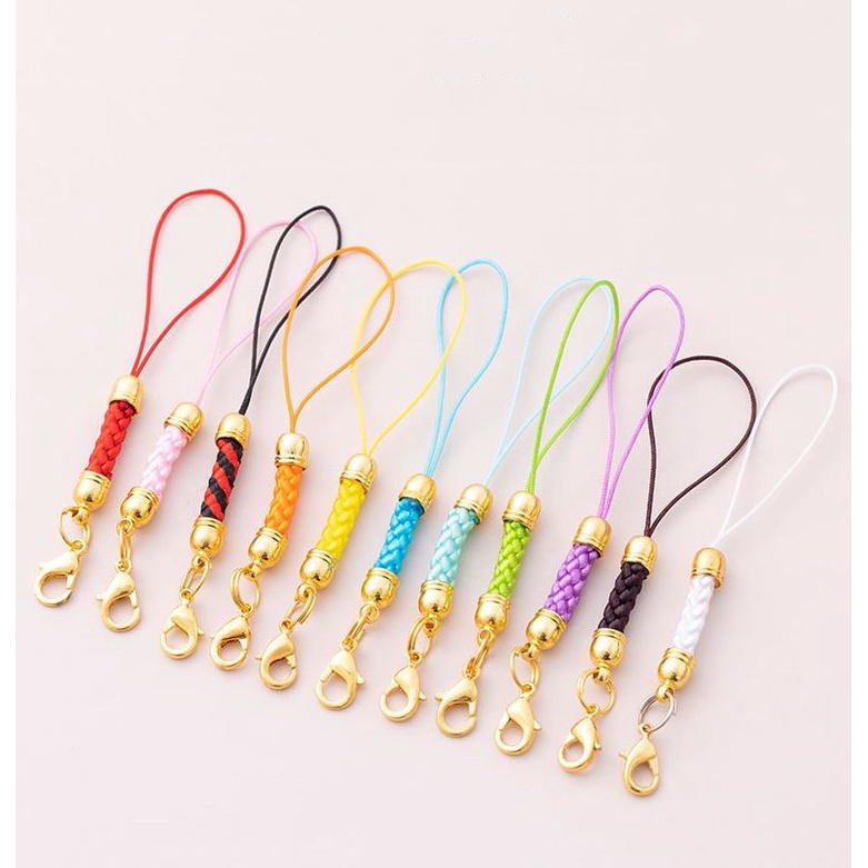 DIY Jewelry Keychain Rope Thread Cord Lanyard Key Rings Key Holder ...