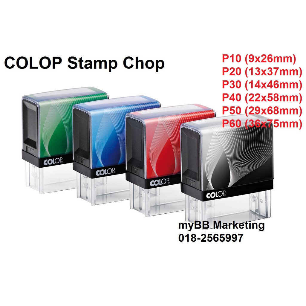 Colop Stamp Chop P10,P20,P30,P40,P50,P60 | Shopee Malaysia