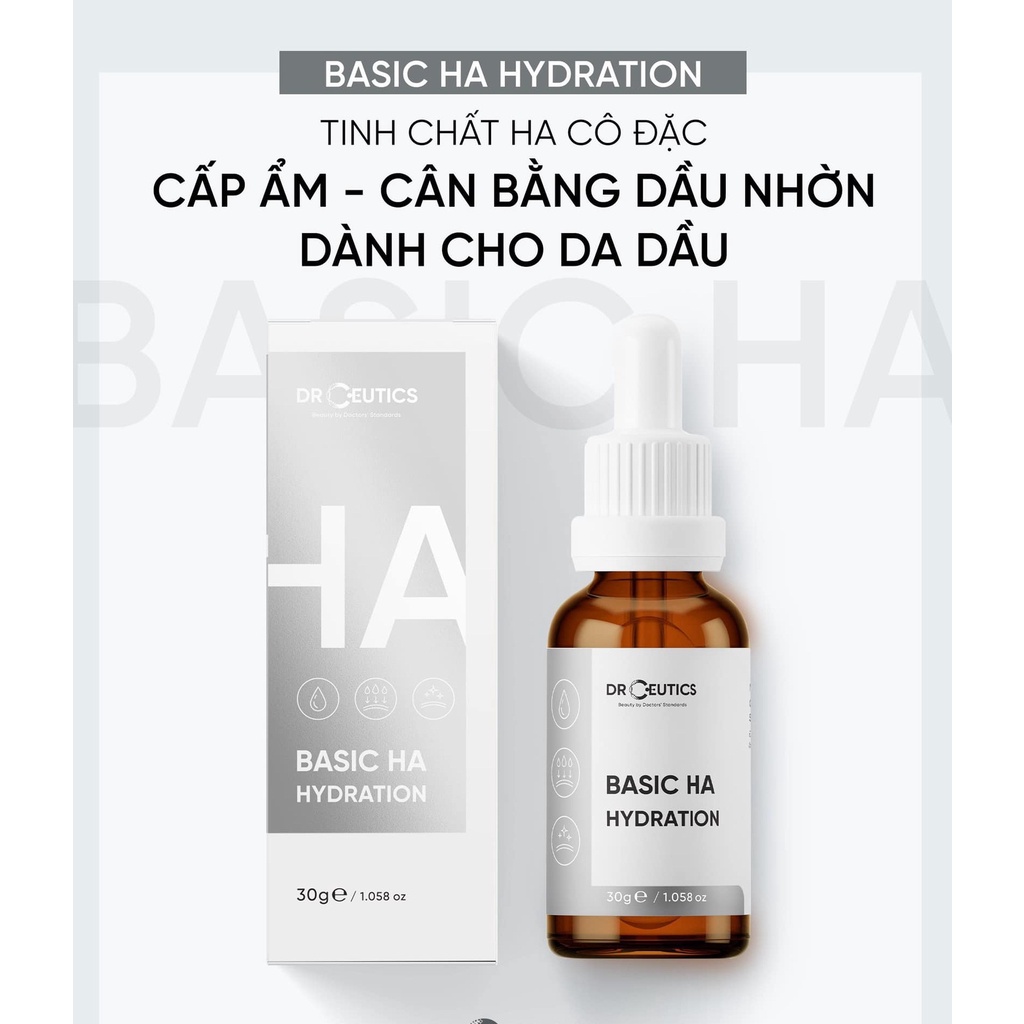 Concentrated HA essence hydrates and balances oil for oily skin BASIC ...
