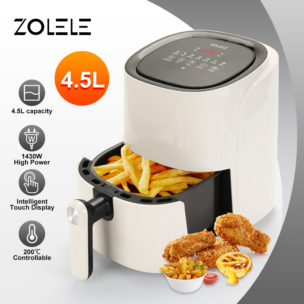 Midea Air Fryer 4.5L Large Capacity Oil Free Low Fat High Power