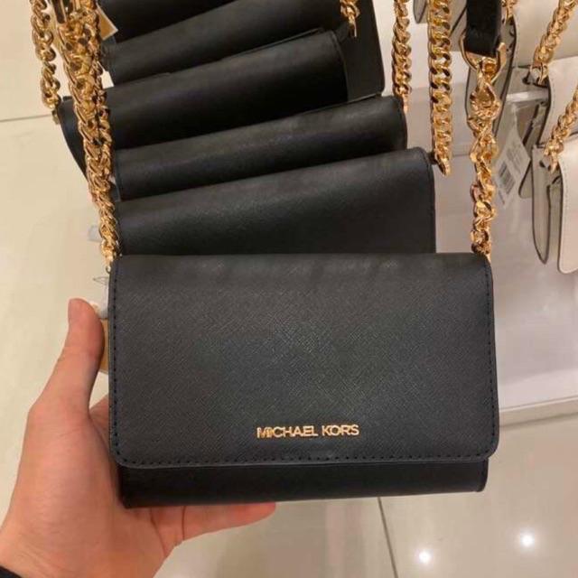Michael Kors Jet Set Travel Medium Phone Crossbody Bag | Shopee Malaysia