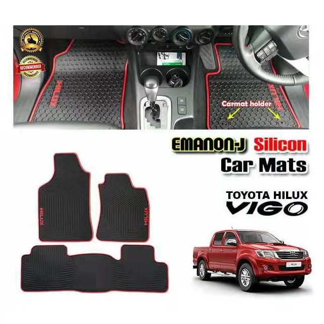 Toyota Hilux Vigo EmanonJ Silicon Carmat Evolution Car Floor Mat