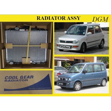 PERODUA KELISA/KENARI MANUAL RADIATOR ASSY 26MM 2LAYER (DENSO) | Shopee ...