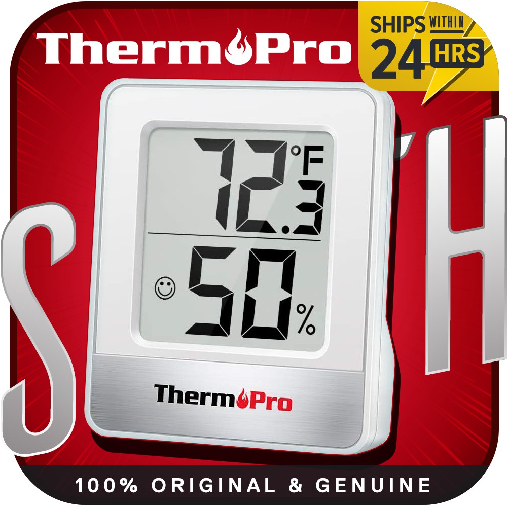 ThermoPro TP49 Digital Hygrometer Indoor Thermometer Humidity Meter Room Thermometer with Temperature and Humidity Monitor Mini Hygrometer