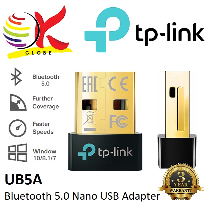 TP-LINK UB5A BLUETOOTH 5.0 NANO USB ADAPTER RECEIVER NANO MINI USB ...
