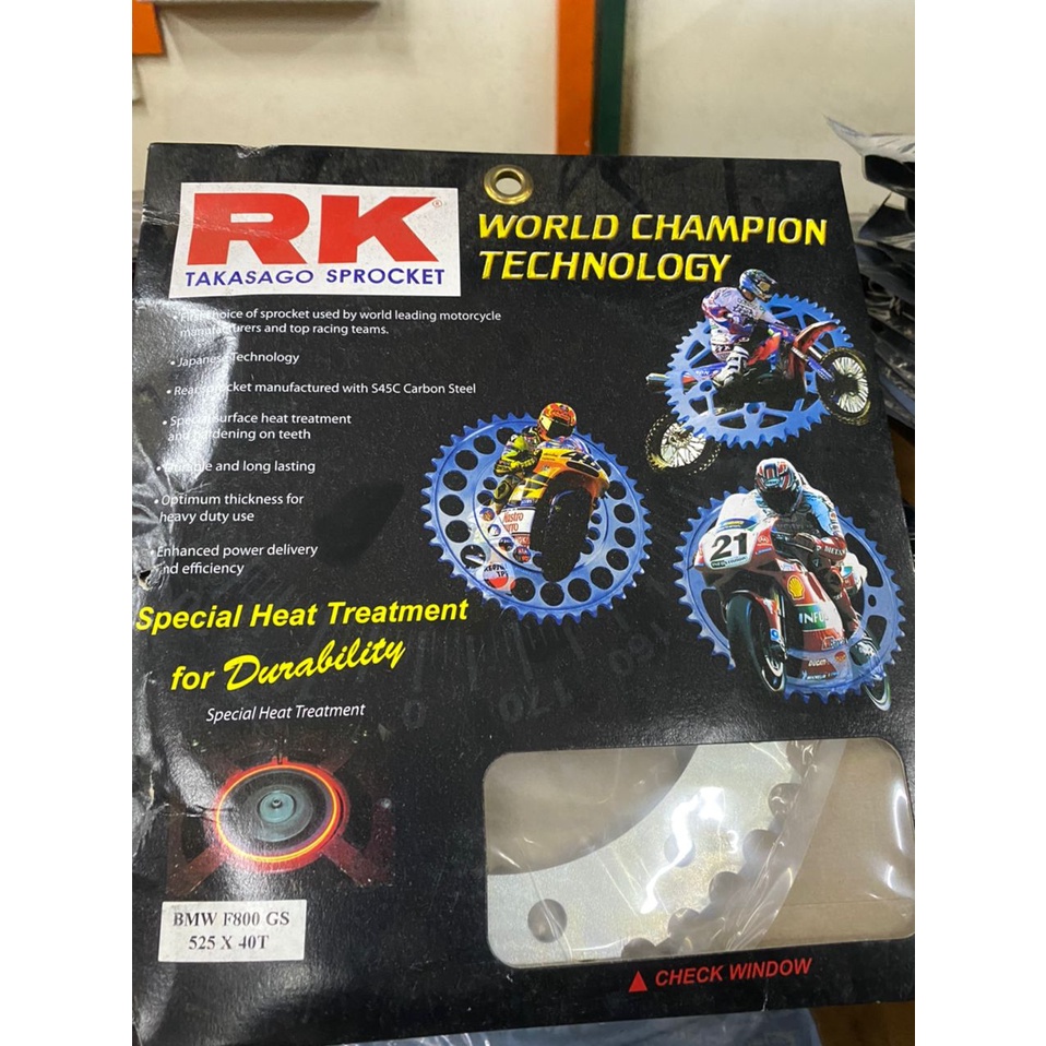 RK Premium Sprocket for BMW F800GS (525 x 40T / 42T) | Shopee Malaysia