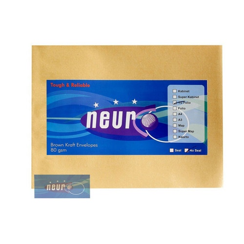 Neuro Brown Envelope 1/2 Folio 