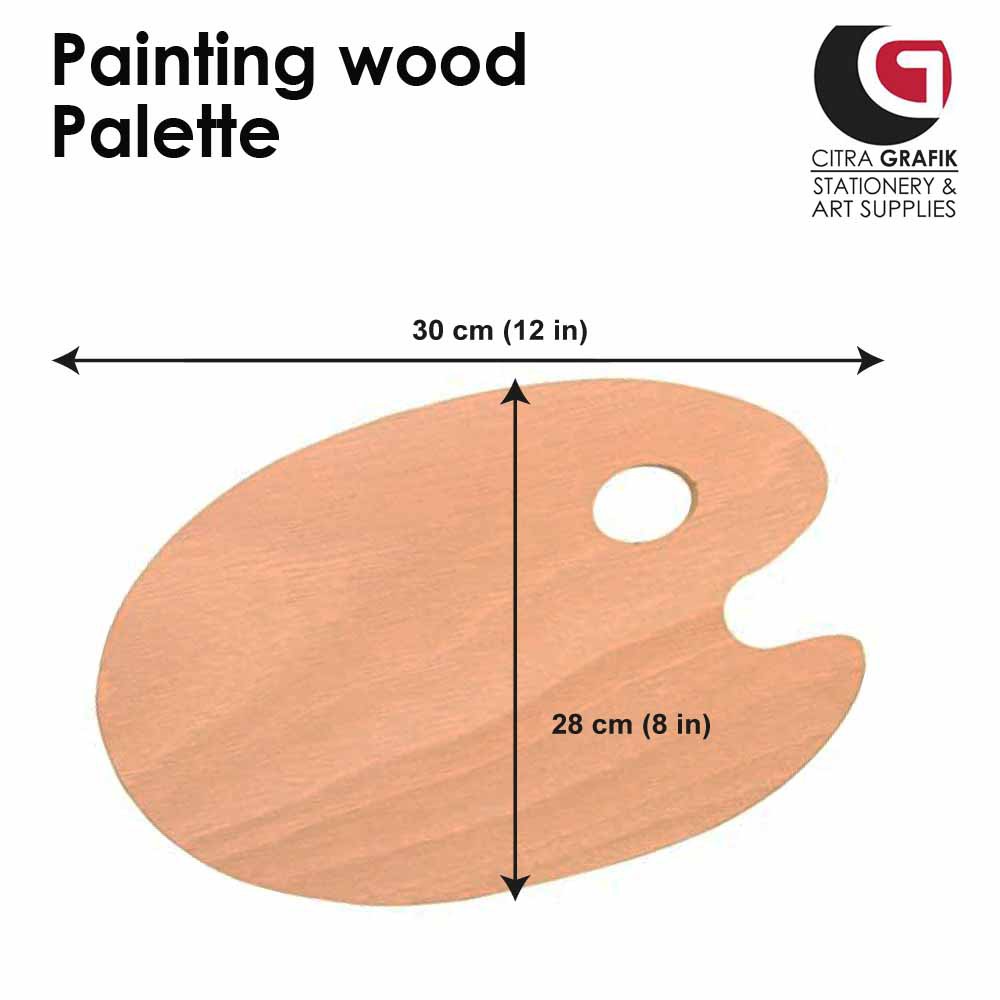 Wood Artist Painting Palatte 12