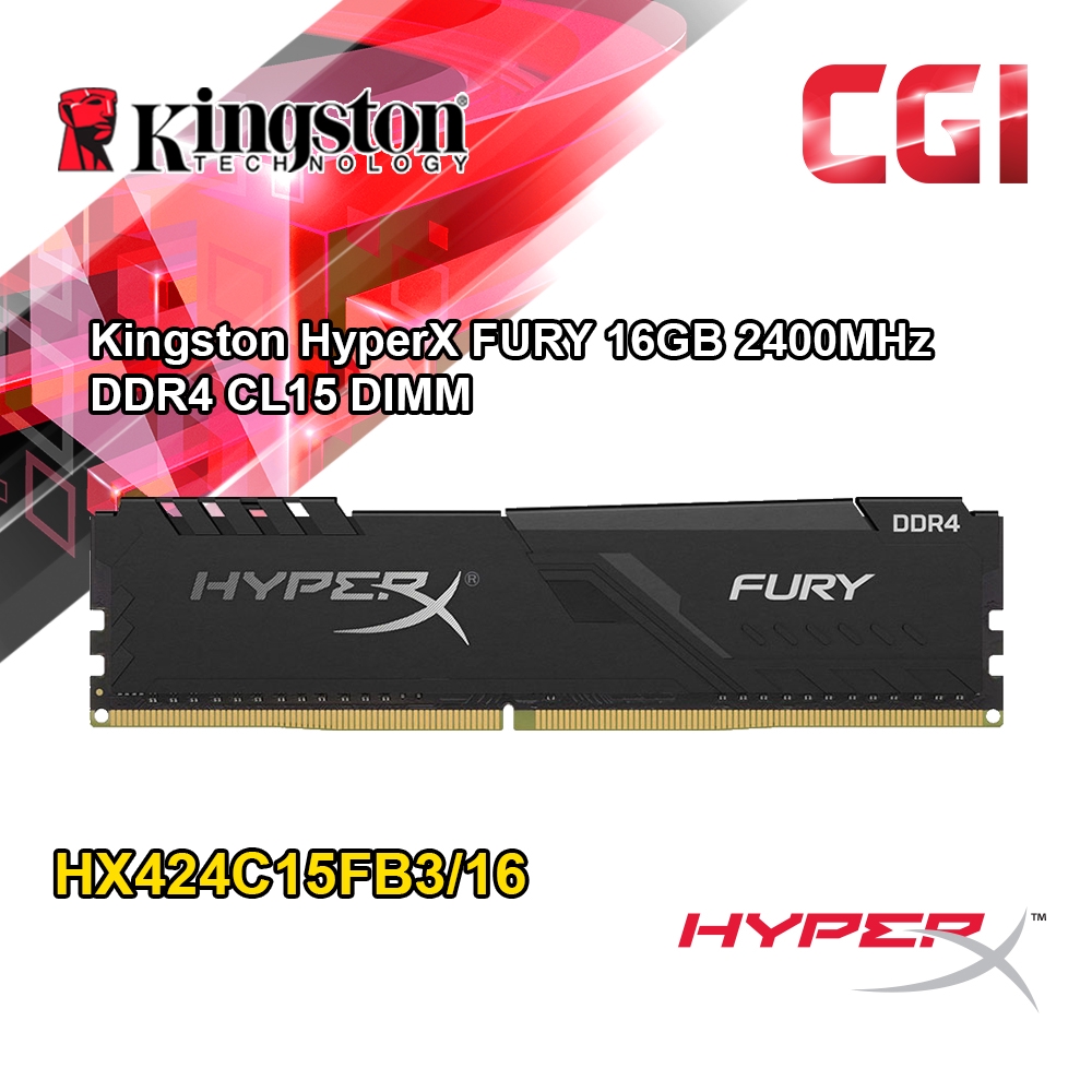 Hyperx fury ddr4 16gb 2400mhz hot sale