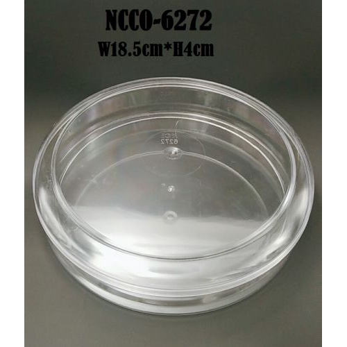 nci 6272 transparence round container with cover 18.5cm*4cm | Shopee ...
