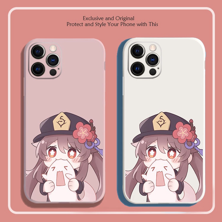 Genshin impact Hutao Rebirth Hall Lord Cute Cartoon Silicone Phone Case ...