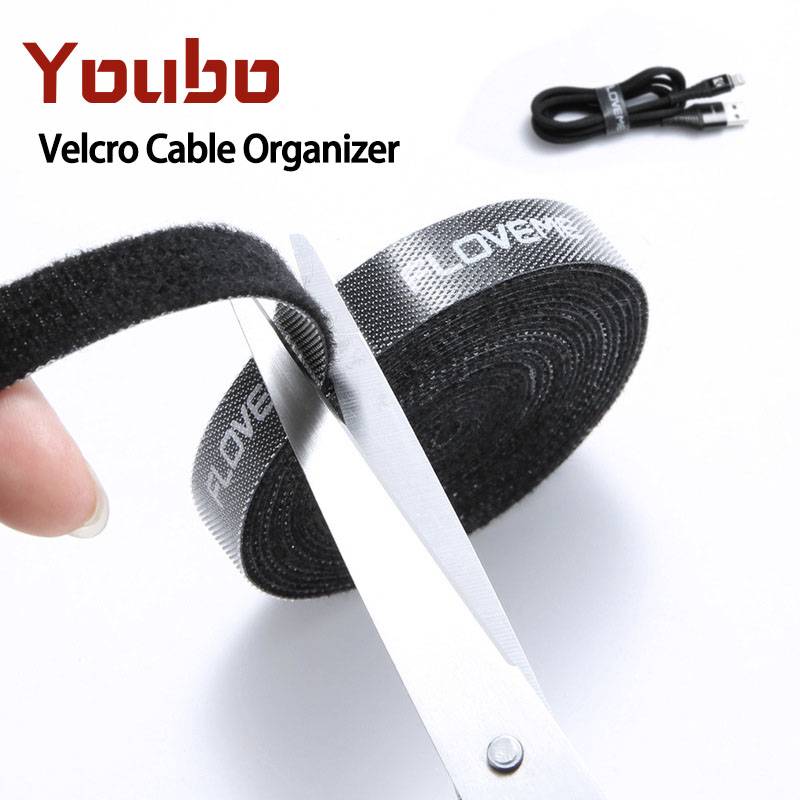 YOUBO Velcro tape cable management tie line earphone housing