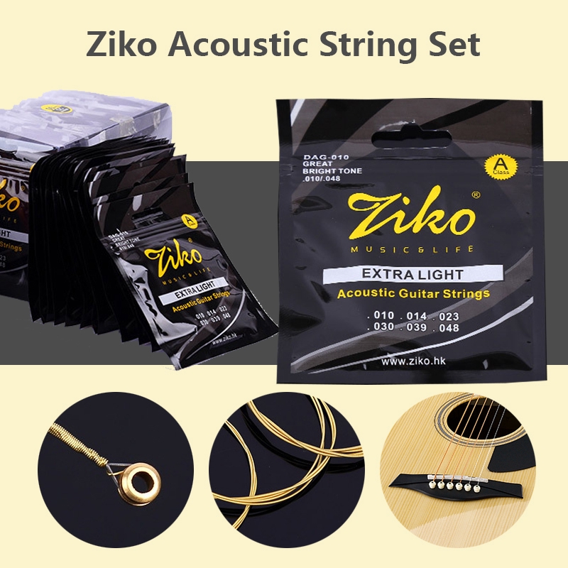 Ziko Acoustic String Set .010.048/011050 Classical Guitar Accessories
