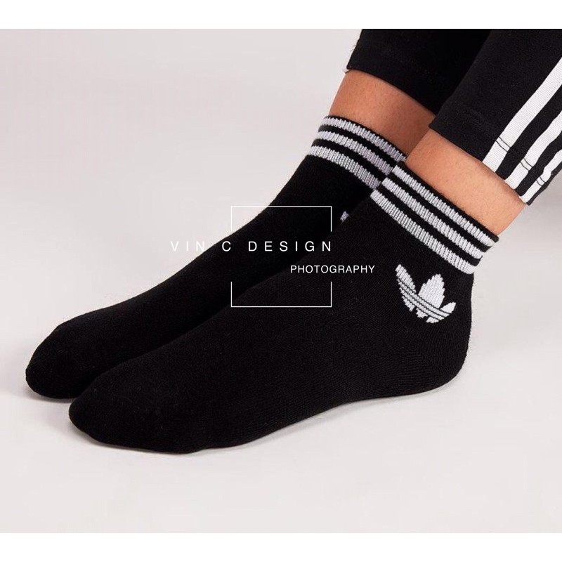 🔥New Arrival Trefoil Ankle Cushioned Socks Sleek Fit Sporty