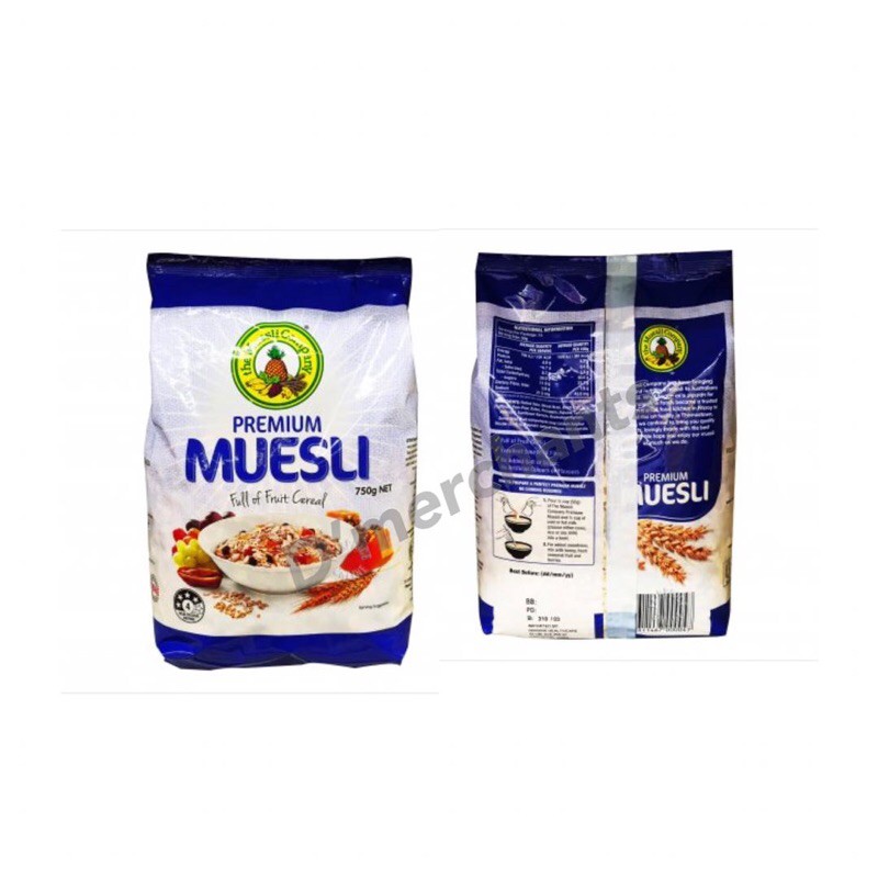 THE MUESLI COMPANY PREMIUM MUESLI 750G Shopee Malaysia