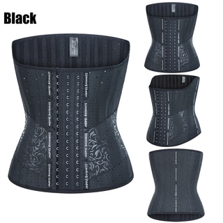 Women's Latex Rubber Waist Trainer Corset Body Shaper! - Nude 6XL