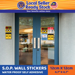 S.O.P. PVC Vinyl Sticker (12cm x 12cm) | Shopee Malaysia