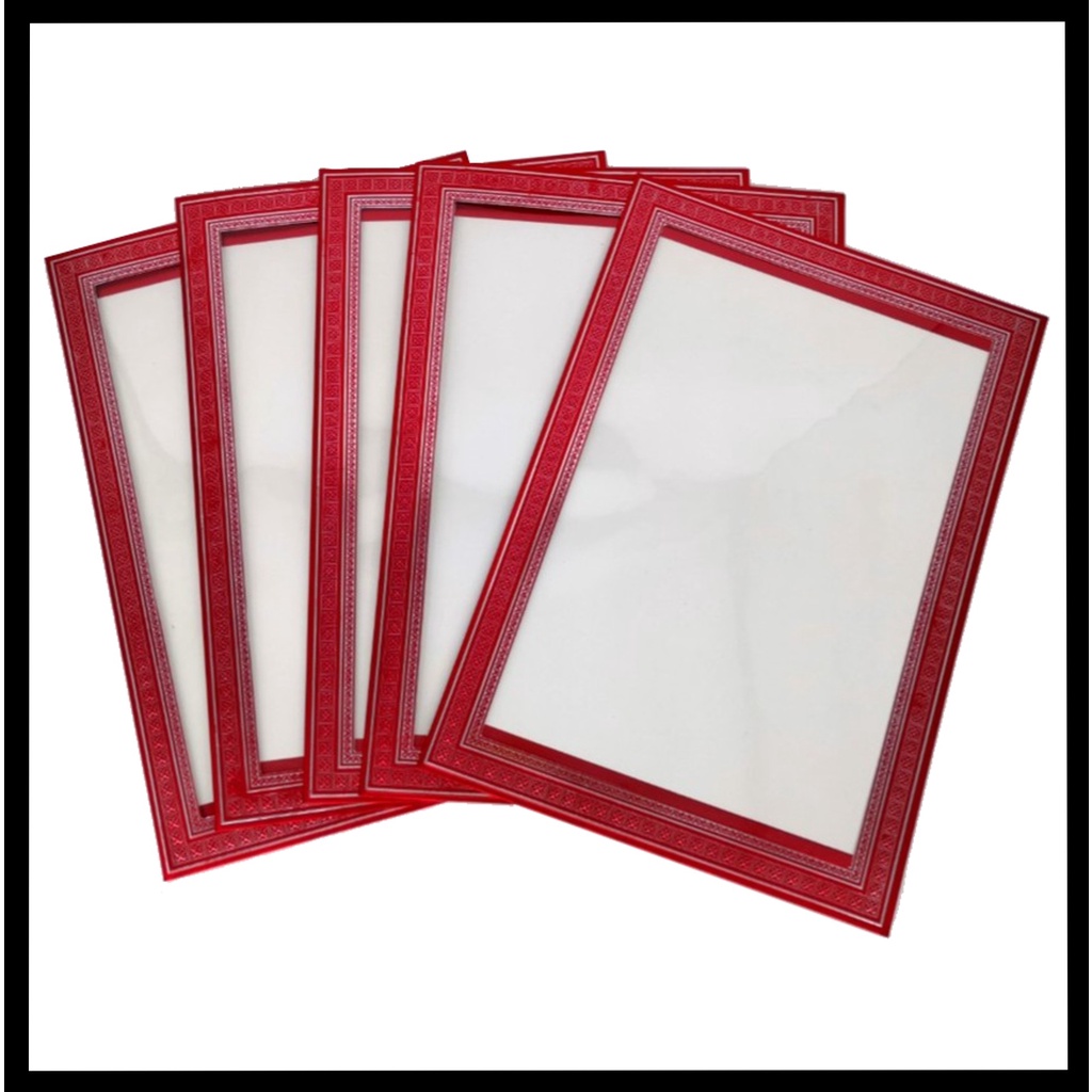 SIJIL CERTIFICATE FILE HOLDER A4 SIZE WITH PVC COVER [GOLD/ SILVER/ RED ...