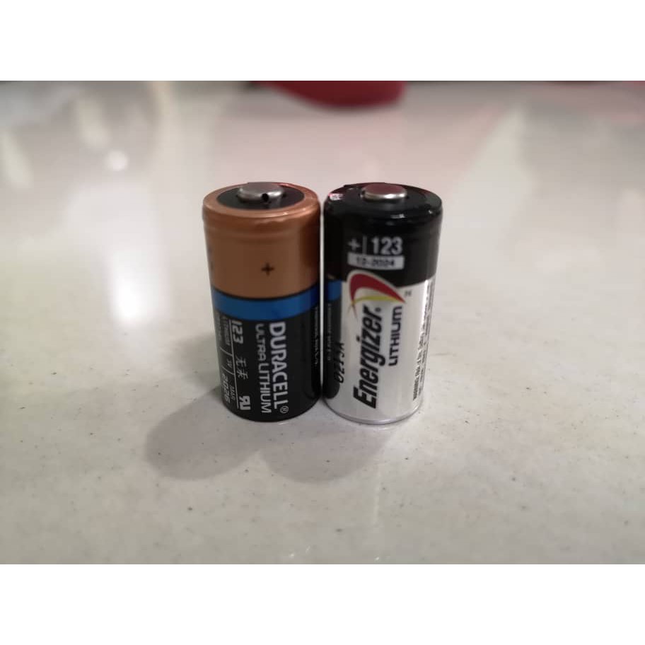 Duracell /Energizer CR123A Lithium Battery [Promotion] Shopee Malaysia