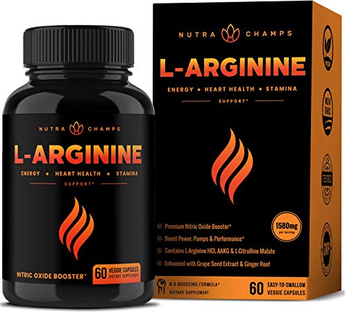 Premium L Arginine 1500mg Nitric Oxide Supplement - 👑 Shipping From USA ...