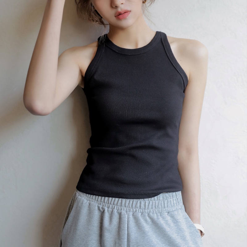 Europe and America Fashion Women Crop Tops Sleeveless Vest Tanks Women ...