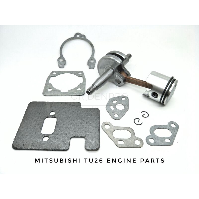 MITSUBISHI TU26 TB26 768Sprayer SY450R Crankshaft Piston Set | Shopee ...