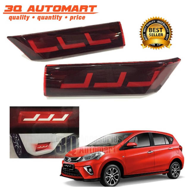 Perodua Myvi 2017 2018 LED Rear Bumper Light / Rear Bumper Lamp ...