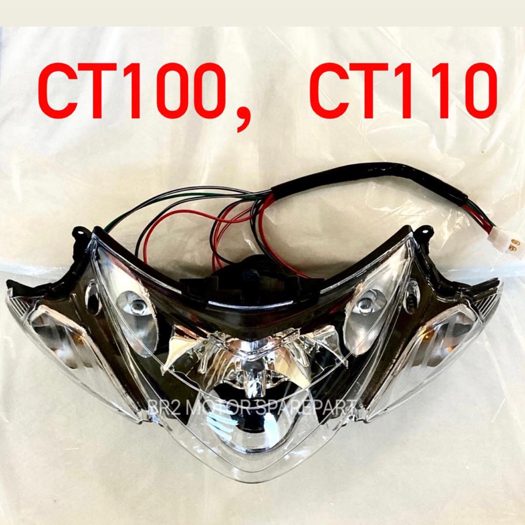 MODENAS CT 100 CT100 CT 110 CT110 HEAD LAMP WITH SOCKET + ADJUSTER ...