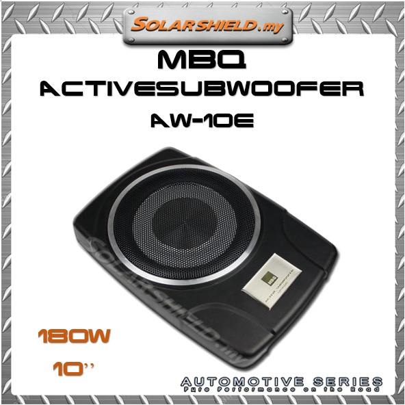 Mbq 2024 underseat subwoofer