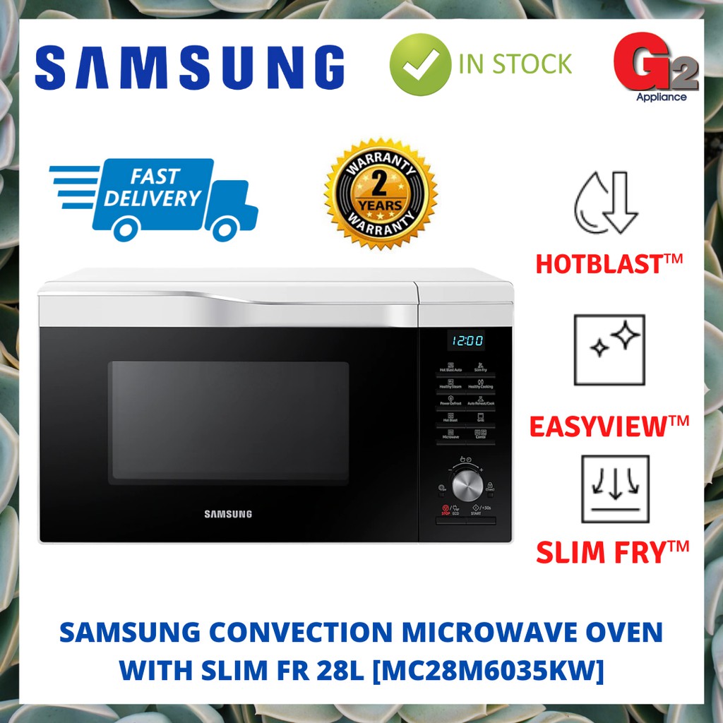 Slim fry deals convection microwave oven