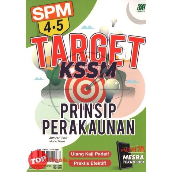 TARGET KSSM TINGKATAN 4&5 - PRINSIP PERAKAUNAN | Shopee Malaysia