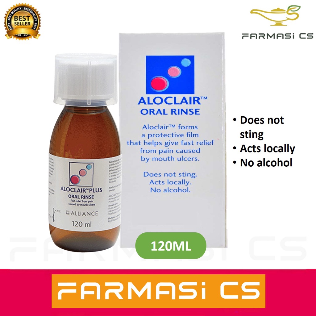 Aloclair Plus Oral Rinse 120ml EXP06/2025 [hfmd relief from pain