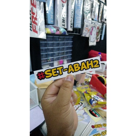 Sticker motor/kereta - ( Set Abah2 ) | Shopee Malaysia