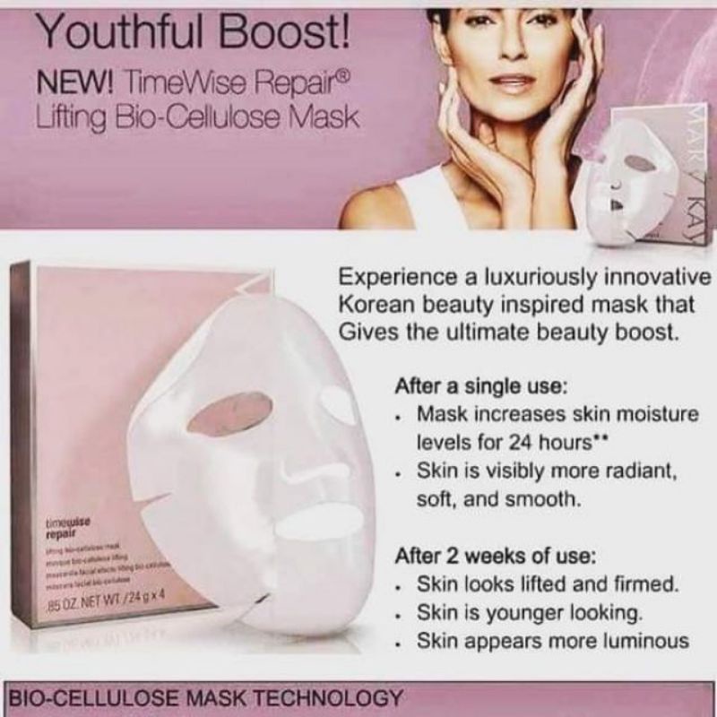 Timewise Repair Lifting Bio Cellulose Mask MaryK(ready stock original ...