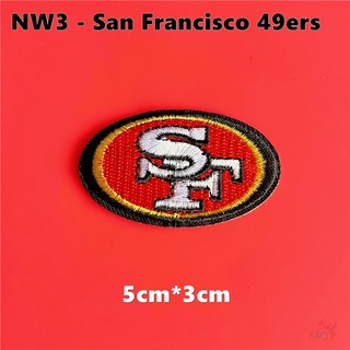  Siam Accs Rugby Fans San Francisco Logo Patch Embroidery  American Football Fan Favorite Team Iron On Sew On for Clothing Backpacks  Jeans Motorcycle Sew On Custom Jackets Hats Tactical Bags 