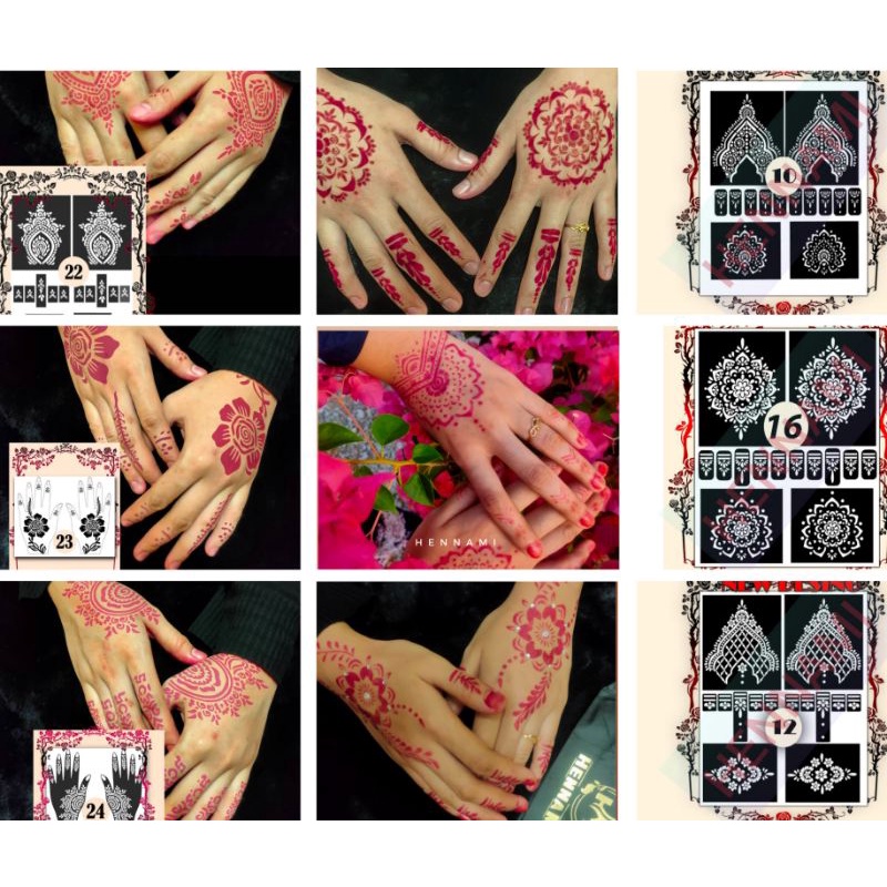 ready stock New design sticker inai | Shopee Malaysia