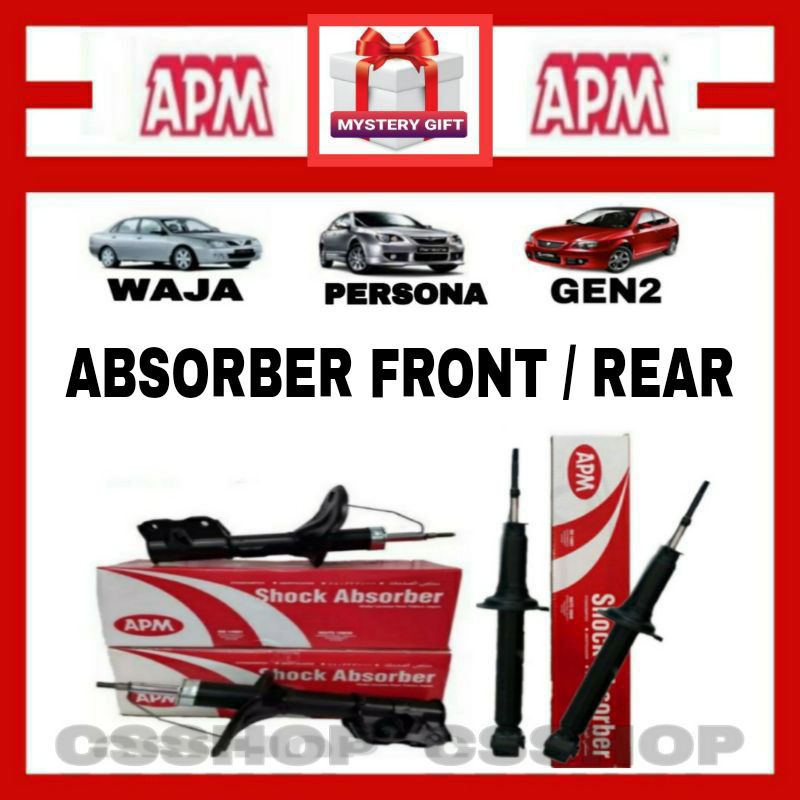 APM PROTON WAJA GEN2 PERSONA ABSORBER FRONT AND REAR APM