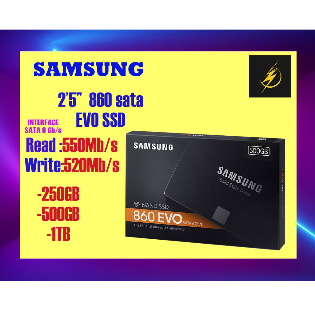 SAMSUNG 2'5 SATA SSD 860 EVO Shopee Malaysia